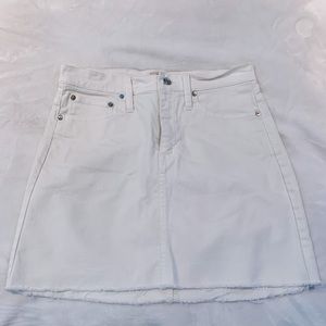 ✧ J. Crew: White Denim Skirt